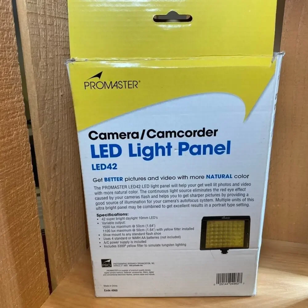 Promaster LED light panel Photography Light